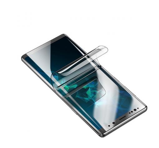 3D full cover Hydrogel screen protector Samsung A80 / Извит гъвкав скрийн протектор Samsung A80 - прозрачен
