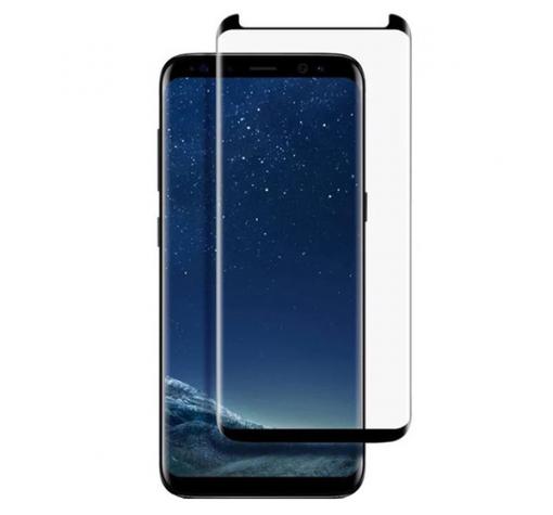 FULL GLUE Tempered glass screen protector Samsung S8 Plus G955 / Извит стъклен скрийн протектор Samsung S8 Plus G955 - черен