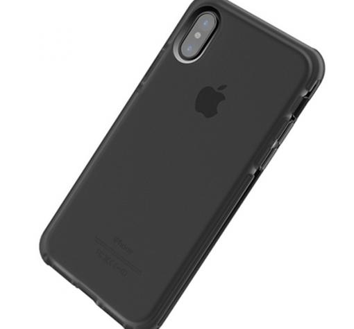 Луксозен гръб ROCK Guard Series за Apple iPhone X - черен