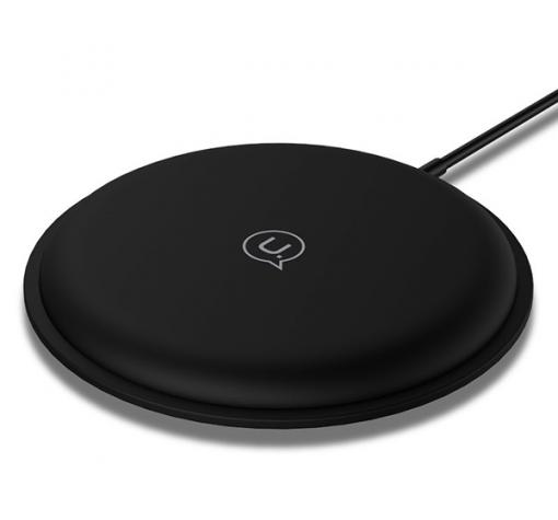 Оригинално универсално зарядно за безжично захранване USAMS CD30 220V / Fast Wireless Charger Qi Standard - черно