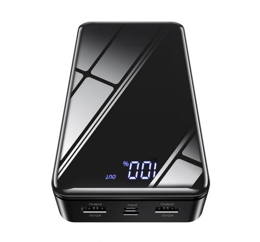 Универсална външна батерия BOROFONE BJ8 2xUSB-A / Type-C / Universal Power Bank BOROFONE BJ8 30000mAh - черна