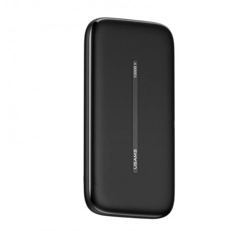 Универсална външна батерия USAMS CD146 Wireless Fast Charging / Universal Power Bank USAMS CD146 10000mAh - черна