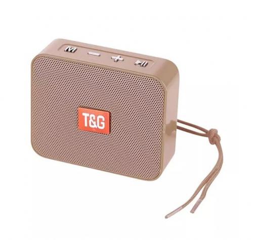 Bluetooth mini тонколона T&G 166 / T&G 166 Bluetooth mini Speaker - кафява