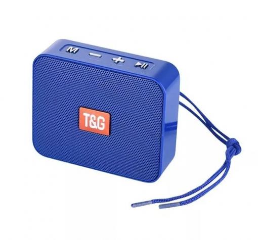Bluetooth mini тонколона T&G 166 / T&G 166 Bluetooth mini Speaker - синя