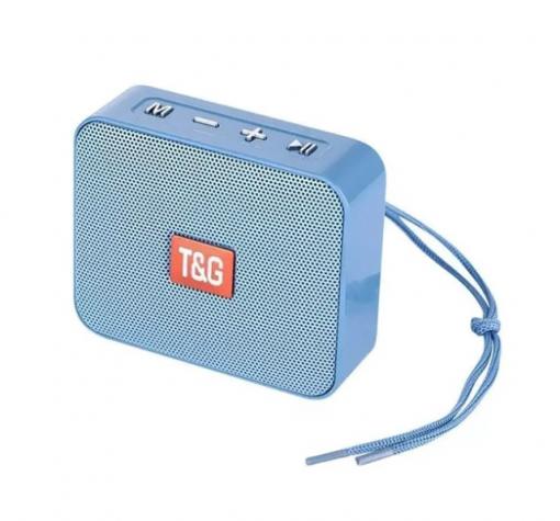 Bluetooth mini тонколона T&G 166 / T&G 166 Bluetooth mini Speaker - светло синя