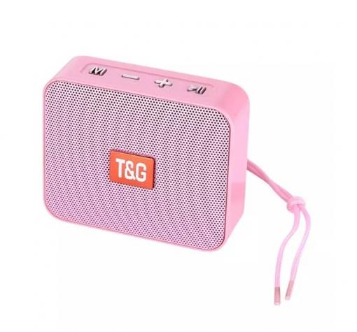 Bluetooth mini тонколона T&G 166 / T&G 166 Bluetooth mini Speaker - розова