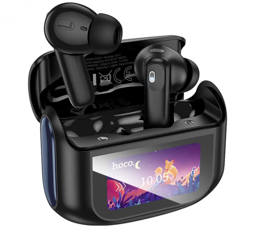 Слушалки Bluetooth безжични Hoco TWS ANC ENC EQ21 с тъчскрийн