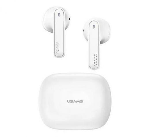 Безжични Bluetooth слушалки USAMS SM001 / Bluetooth Handsfree Wireless USAMS SM001 - бели