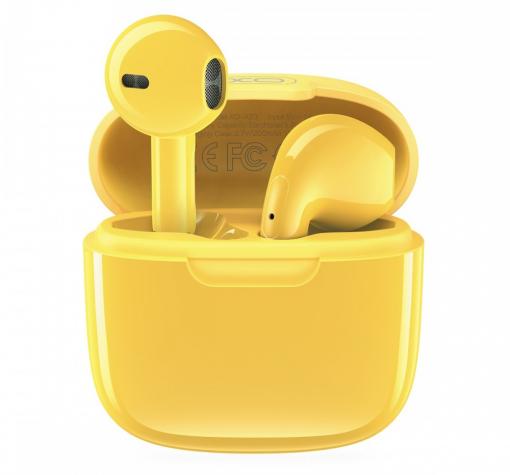 Слушалки Bluetooth безжични XO X23 - жълти