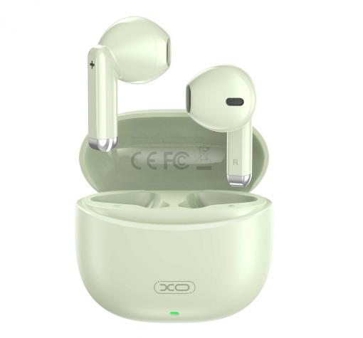 Слушалки Bluetooth безжични XO X33 TWS - светло зелени