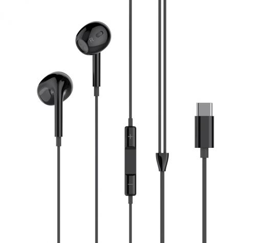 Слушалки HF XO EP74 USB-C - Черни