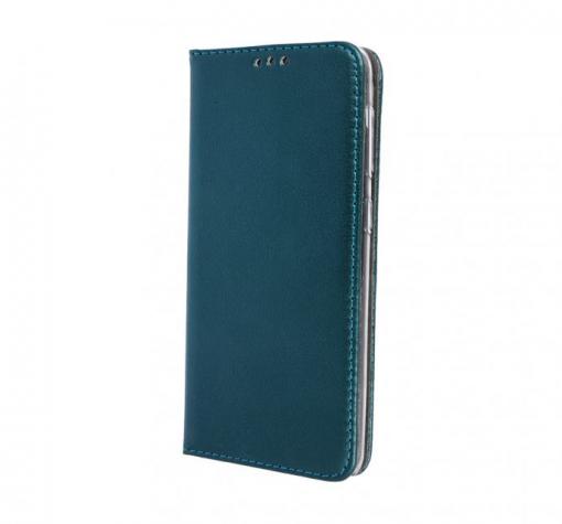 Кожен калъф Flip тефтер Magnetic Book със стойка за Samsung S20 Plus - зелен