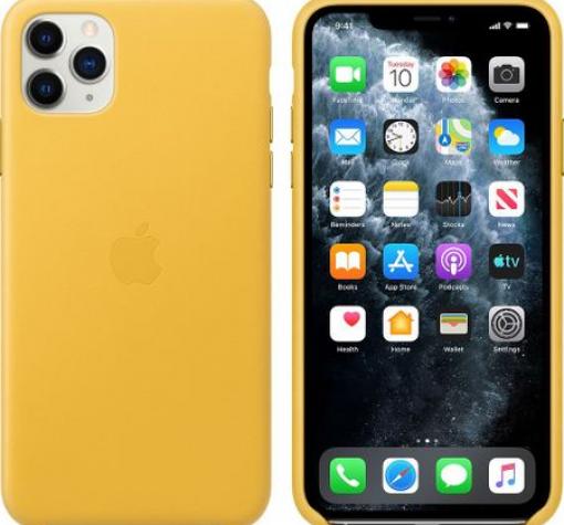 Оригинален гръб Silicone Cover за Apple iPhone 11 Pro 5.8" - жълт