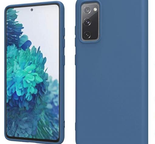 Луксозен силиконов калъф / гръб / TPU Soft Jelly Case за Samsung S20 FE - Тъмно син