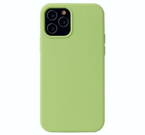 Луксозен силиконов калъф / гръб / TPU Soft Jelly Case за Apple iPhone 12 /12 Pro 6.1'' - Зелен