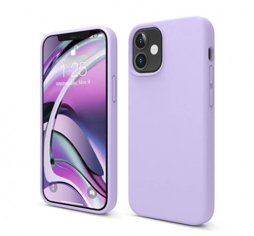 Луксозен силиконов калъф / гръб / TPU Soft Jelly Case за Apple iPhone 12 Pro Max 6.7" - Лилав