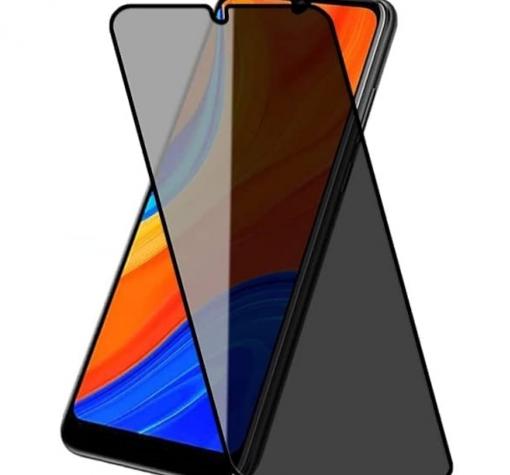 Privacy 5D full cover Tempered glass Full Glue screen protector Samsung A35 / Privacy Извит стъклен скрийн протектор с лепило от вътрешната страна за Samsung A35 - черен / прозрачен