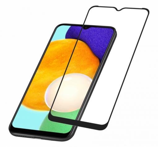 5D full cover Tempered glass Full Glue screen protector Samsung A41 A415 / Извит стъклен скрийн протектор с лепило от вътрешната страна за Samsung A41 A415 - черен