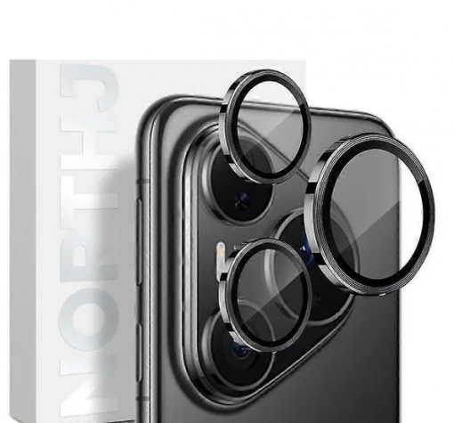 Стъклен протектор за камера метални рингове за Huawei Pura 80 Pro