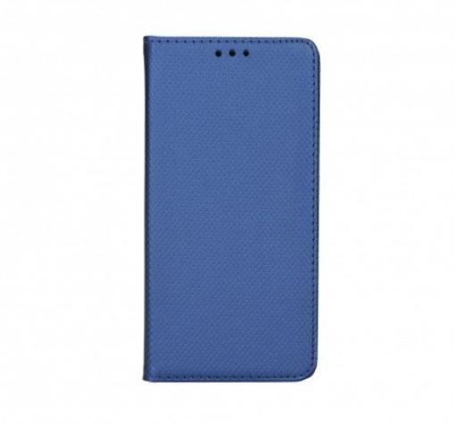 Кожен калъф Flip тефтер Flexi със стойка за Huawei Nova - син / ромбове
