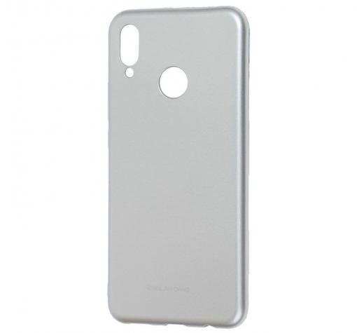 Силиконов калъф / гръб / TPU MOLAN CANO Jelly Case за Samsung A20e - сребрист / брокат