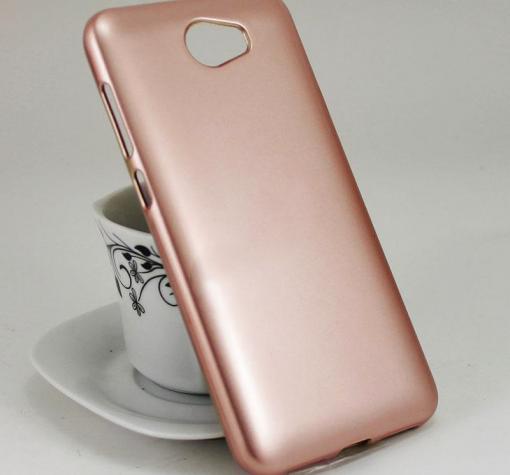Луксозен силиконов калъф / гръб / TPU Mercury GOOSPERY Jelly Case за Huawei Y5 II / Y5 2 / Y6 II compact - Rose Gold