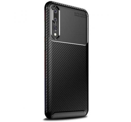 Луксозен силиконов калъф / гръб / TPU Auto Focus за Xiaomi Mi Note 10 - черен / Carbon
