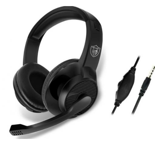 Геймърски слушалки GM-001 / Gaming Headset 360° Vibration Sound GM-001 - черни