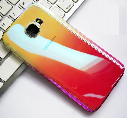 Луксозен гръб Glaze Case за Samsung A5 2017 A520 - преливащ / златисто и розово