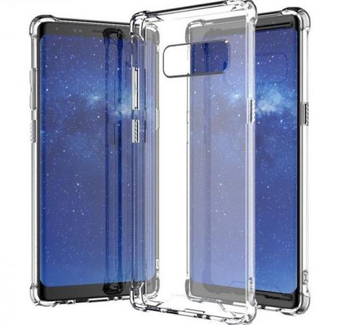 Луксозен силиконов калъф / гръб / TPU King Kong Anti-Burst Case за Samsung Note 8 N950 - прозрачен
