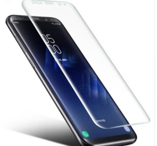 3D full cover Tempered glass screen protector Samsung A6 2018 A600F / Извит стъклен скрийн протектор Samsung A6 2018 A600F - прозрачен