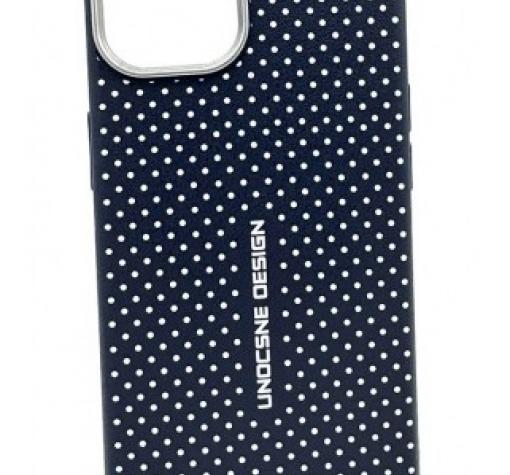 Силиконов калъф / кейс / TPU Case Umocsne design за Realme Note 60 / Realme C63 - тъмно син с бели точки