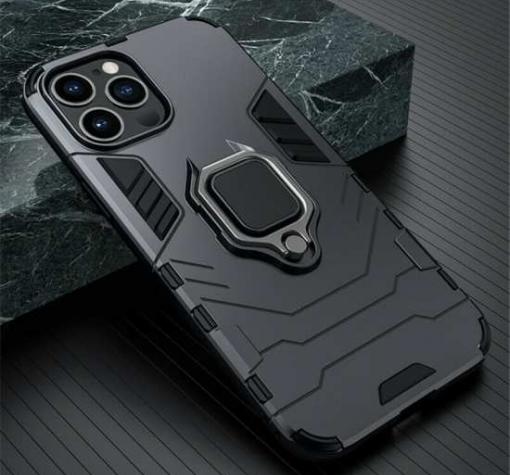Удароустойчив гръб със стойка и магнитно захващане за Apple iPhone 11 6.1'' – черен
