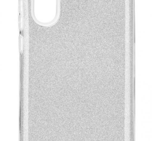 Силиконов калъф / гръб / TPU за Huawei P30 Pro - сребрист / брокат