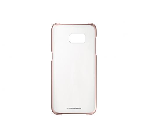 Оригинален твърд гръб Clear Cover EF-QG950 за Samsung S8 G950 - прозрачен със Rose Gold кант