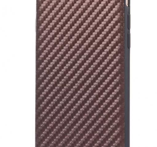 Луксозен твърд гръб Evidia за Apple iPhone 7 / iPhone 8 - кафяв / carbon