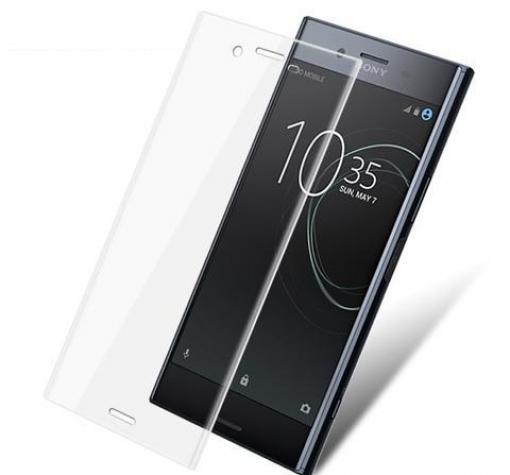 3D full cover Tempered glass screen protector Sony Xperia XA2 / Извит стъклен скрийн протектор Sony Xperia XA2 - прозрачен
