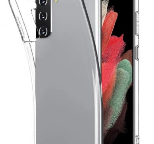 Силиконов калъф / гръб / TPU за Samsung S21 Plus - прозрачен