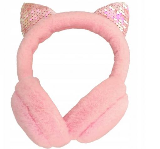 Плюшени стерео слушалки Cat Ears / Stereo Headphones Cat Ears - розови