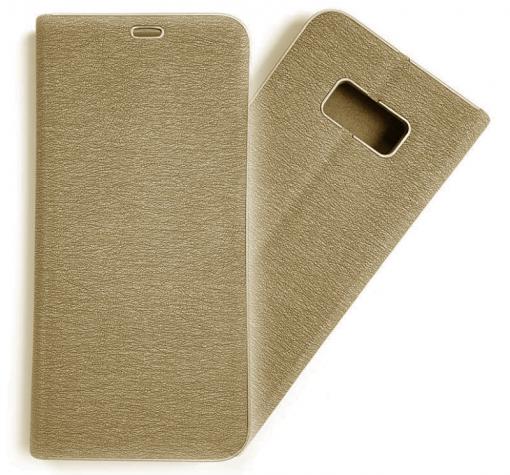 Луксозен кожен калъф Flip тефтер Vennus за Samsung Note 8 N950 - златист