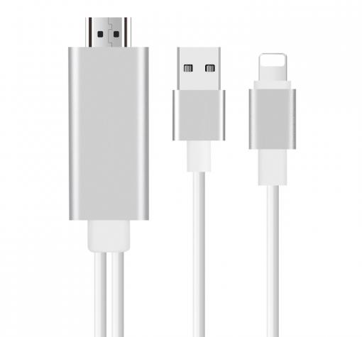 Lightning to HDMI Cable Charging Function/ Кабел за свързване и зареждане от Lightning към HDMI за мобилни устройства с Lightning