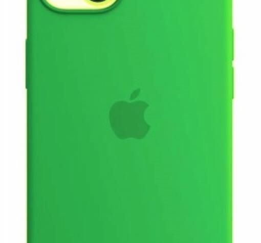 Оригинален гръб Silicone Case за Apple iPhone 13 6.1" - морско зелено