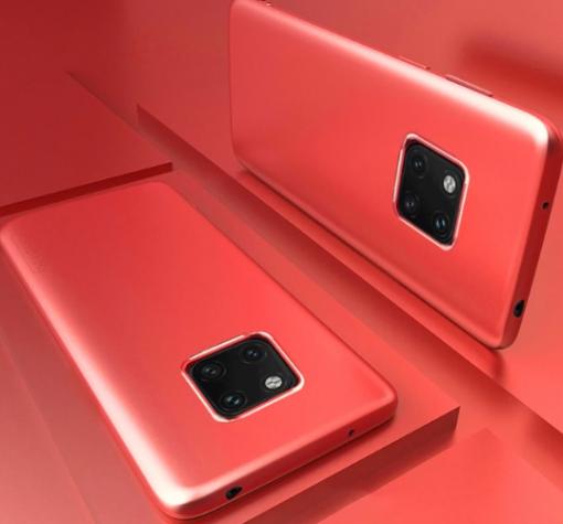 Оригинален силиконов калъф / гръб / TPU X-LEVEL Guardian Series за Huawei Mate 20 Pro - червен / мат