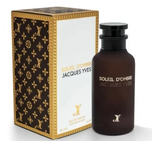 Унисекс Арабски Парфюм Fragrance World Jacques Yves Soleil D’Ombre EDP 100 мл. / Вдъхновен от Boss Bottled Oud / Hugo Boss