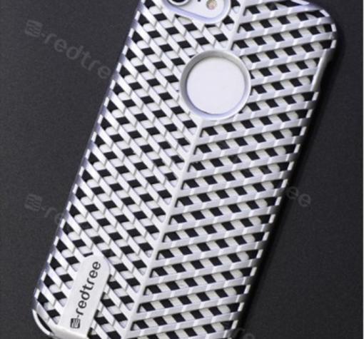 Оригинален гръб Redtree за Apple iPhone 7 - мрежа / бяло и черно