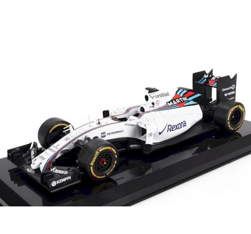 Метална кола Williams FW37 Felipe Massa 3rd Italy GP formula 1 2015 - Edicola 1:24