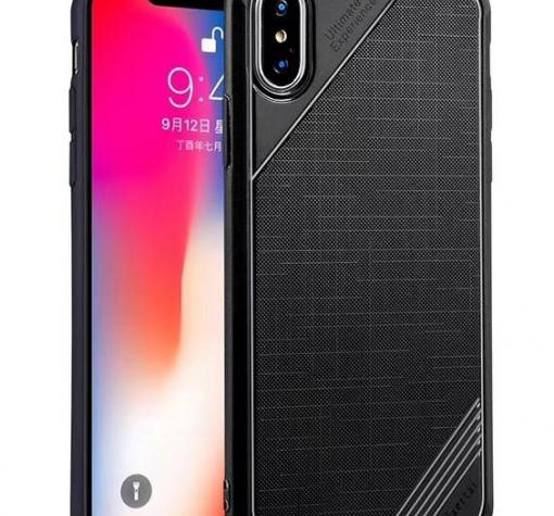 Луксозен силиконов калъф / гръб / TPU Cross Pattern за Huawei P30 - черен