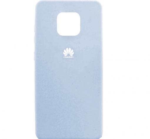 Оригинален гръб Silicone Cover за Huawei Mate 20 Pro - светло син