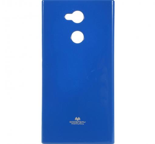 Луксозен силиконов калъф / гръб / TPU Mercury GOOSPERY Jelly Case за Sony Xperia XA2 Ultra - син