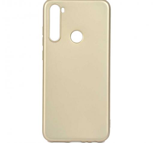 Силиконов калъф / гръб / TPU за Huawei Y6p - златист / мат